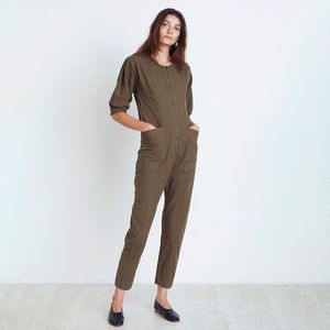 Apiece Apart Fit Flare Flame Jumpsuit Size 10